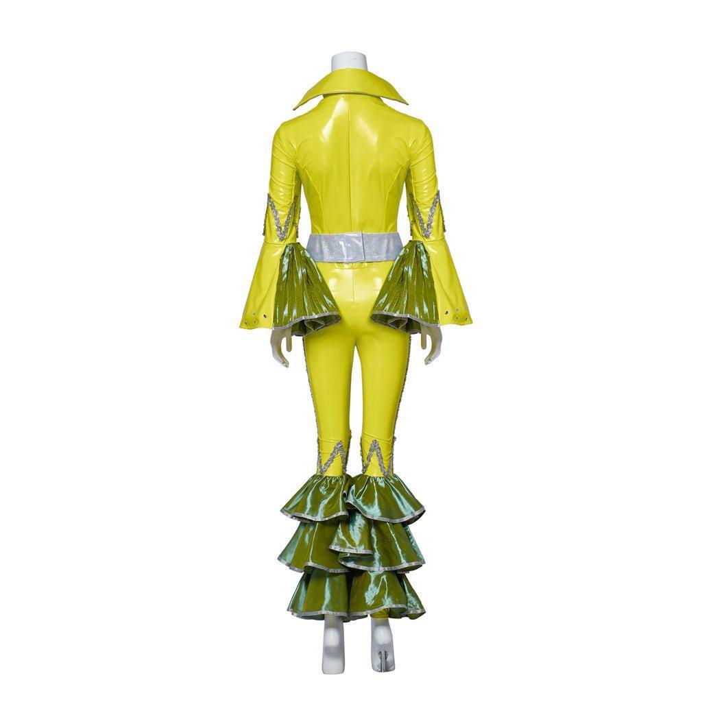 Mamma Mia Women's Disco Cosplay Costume | Glossy Full Set for Performances & Parties-Astricos