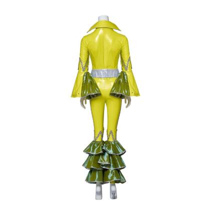 Mamma Mia Women's Disco Cosplay Costume | Glossy Full Set for Performances & Parties-Astricos