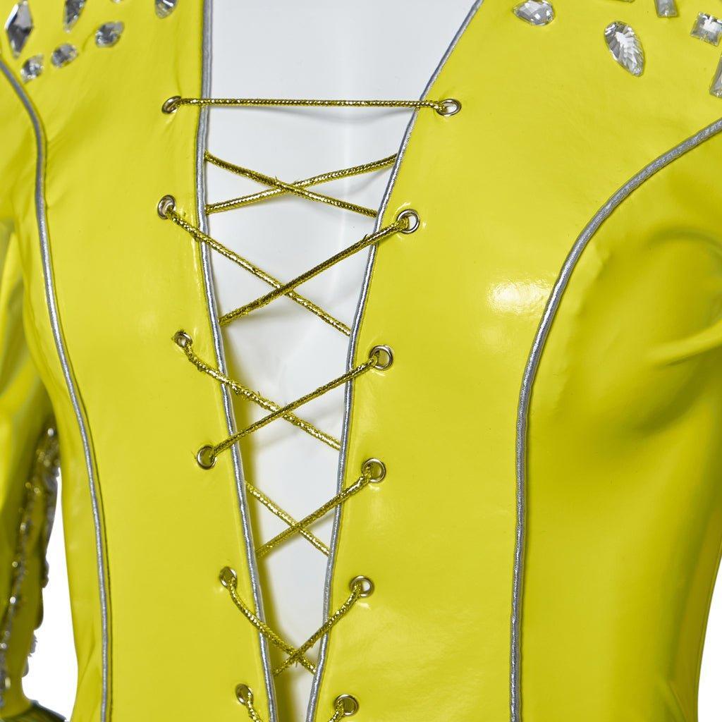 Mamma Mia Women's Disco Cosplay Costume | Glossy Full Set for Performances & Parties-Astricos