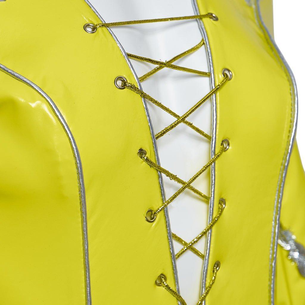 Mamma Mia Women's Disco Cosplay Costume | Glossy Full Set for Performances & Parties-Astricos