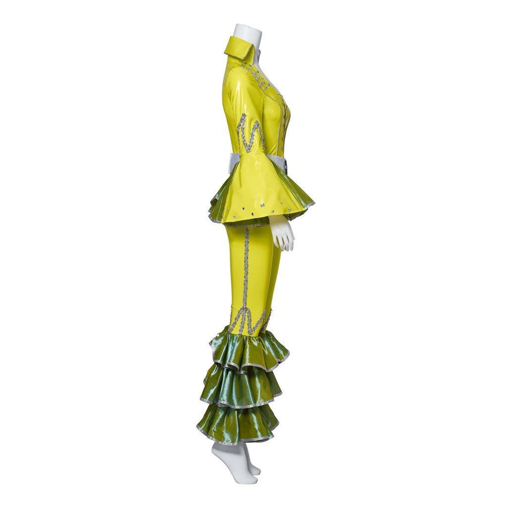 Mamma Mia Women's Disco Cosplay Costume | Glossy Full Set for Performances & Parties-Astricos