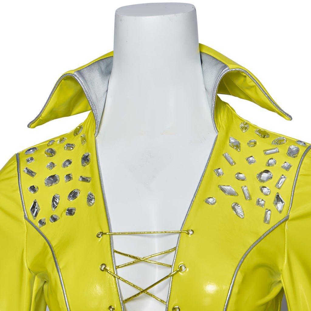 Mamma Mia Women's Disco Cosplay Costume | Glossy Full Set for Performances & Parties-Astricos