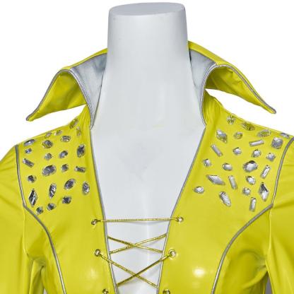 Mamma Mia Women's Disco Cosplay Costume | Glossy Full Set for Performances & Parties-Astricos