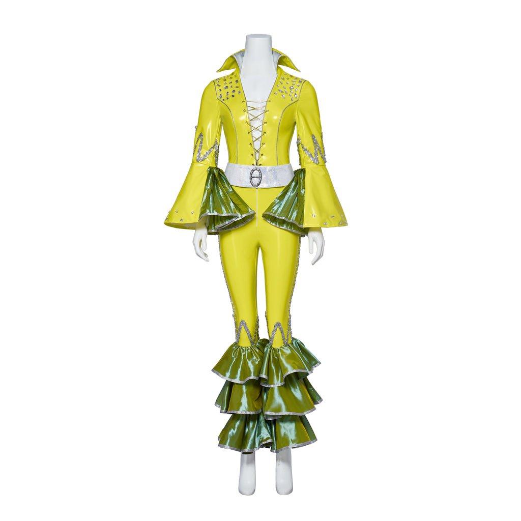Mamma Mia Women's Disco Cosplay Costume | Glossy Full Set for Performances & Parties-Astricos
