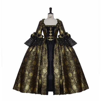 Marie Antoinette Colonial Rococo Baroque Masquerade Dress | Victorian Ball Gown for Royal Party, Cosplay-Astricos