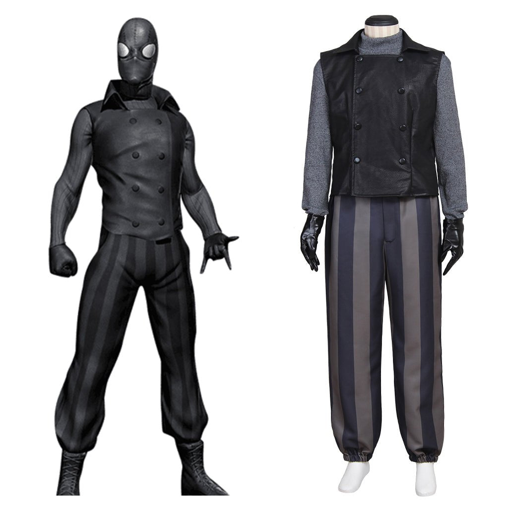 Marvel Spider-Man Parallel Universe Shadow Men's Cosplay Vest - Authentic Halloween Costume-Astricos