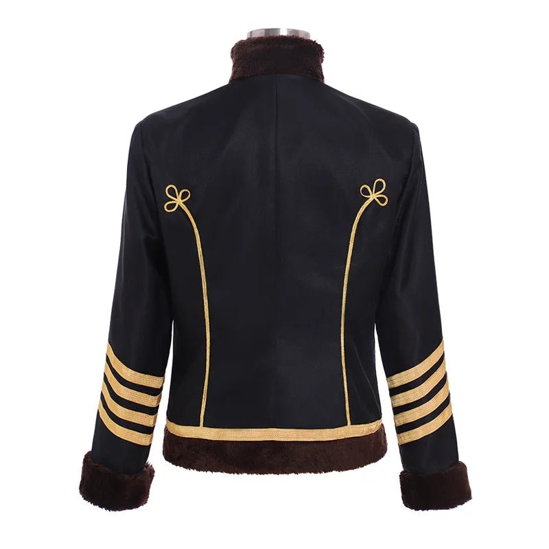 Medieval Aristocracy Parade Jacket - Elegant Cosplay Winter Coat for Halloween & Military Events | Astricos-Astricos