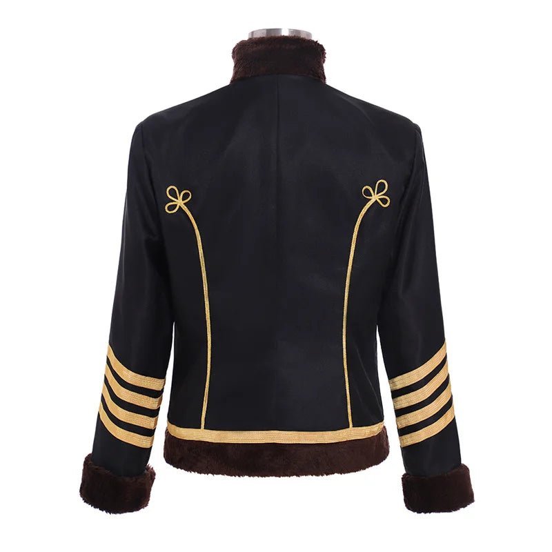 Medieval Aristocracy Parade Jacket - Elegant Cosplay Winter Coat for Halloween & Military Events | Astricos-Astricos