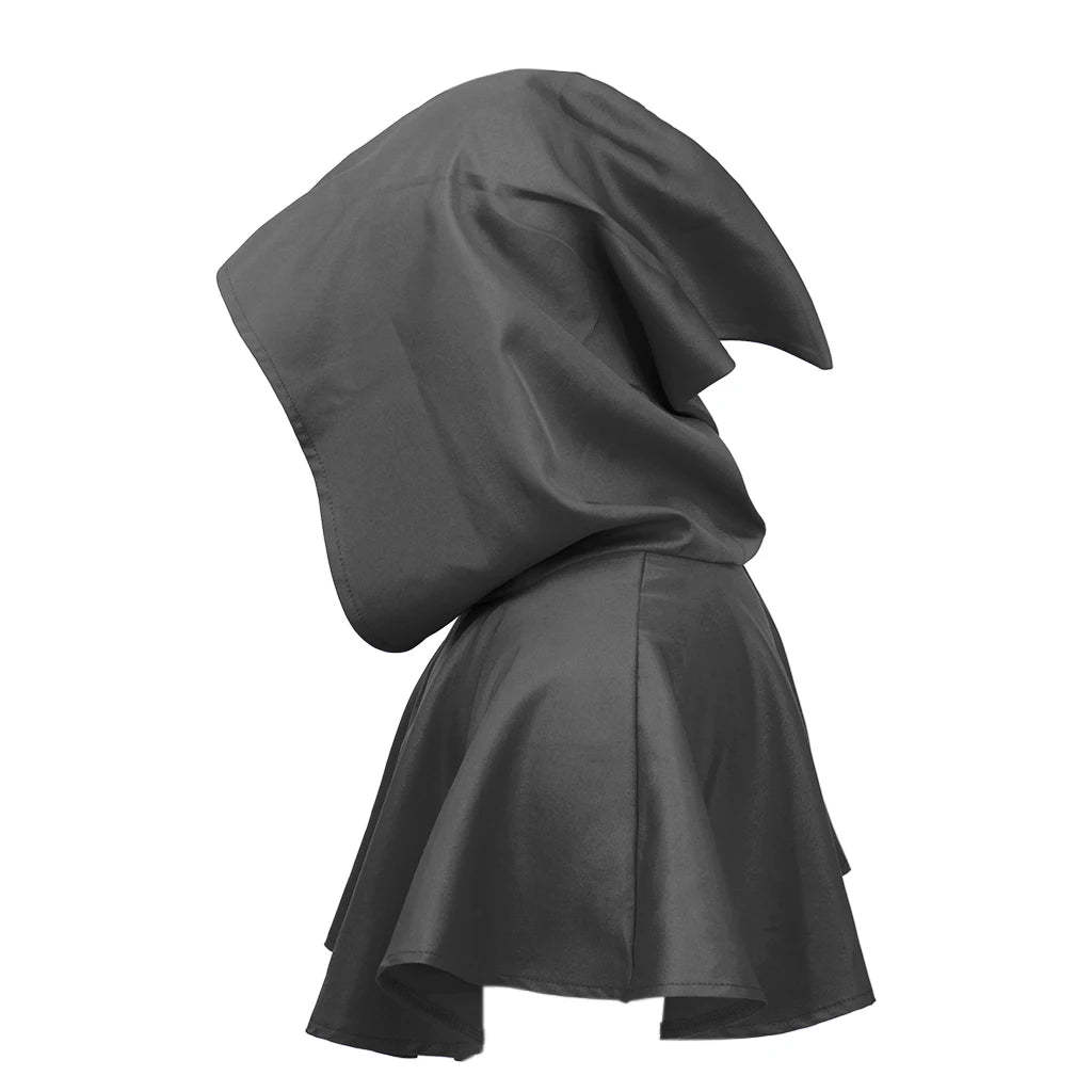 Medieval Hooded Cloak for Men - Solid Color Wizard Halloween Cape | Astricos Cosplay Costumes-Astricos