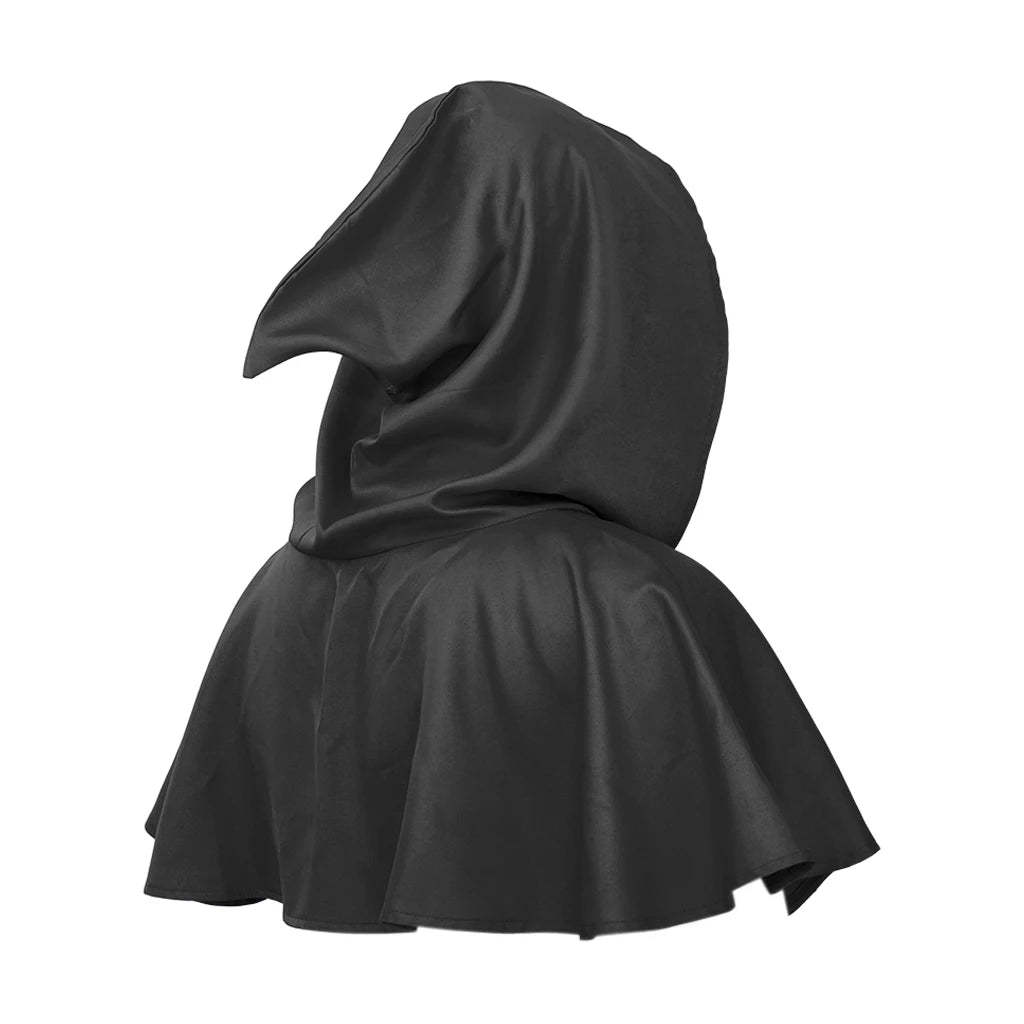 Medieval Hooded Cloak for Men - Solid Color Wizard Halloween Cape | Astricos Cosplay Costumes-Astricos