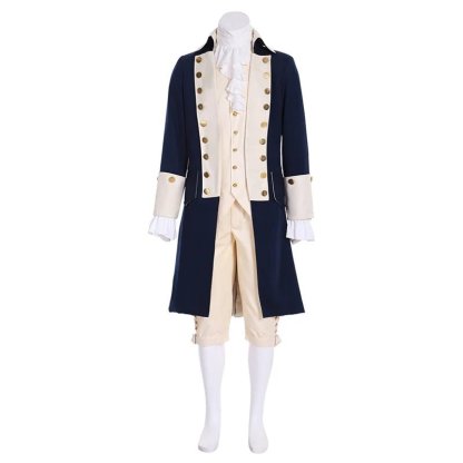 Medieval King or Prince Men's Uniform Costume – Victorian Travel Suit with Cape | Astricos-Astricos