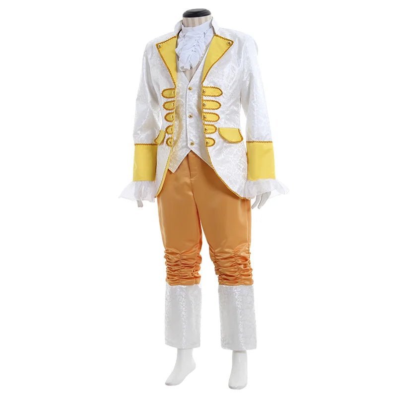 Medieval King Prince Renaissance Men Cosplay Costume Outfit - Full Set for Historical Roleplay-Astricos