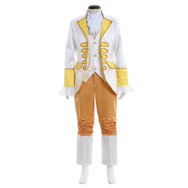 Medieval King Prince Renaissance Men Cosplay Costume Outfit - Full Set for Historical Roleplay-Astricos