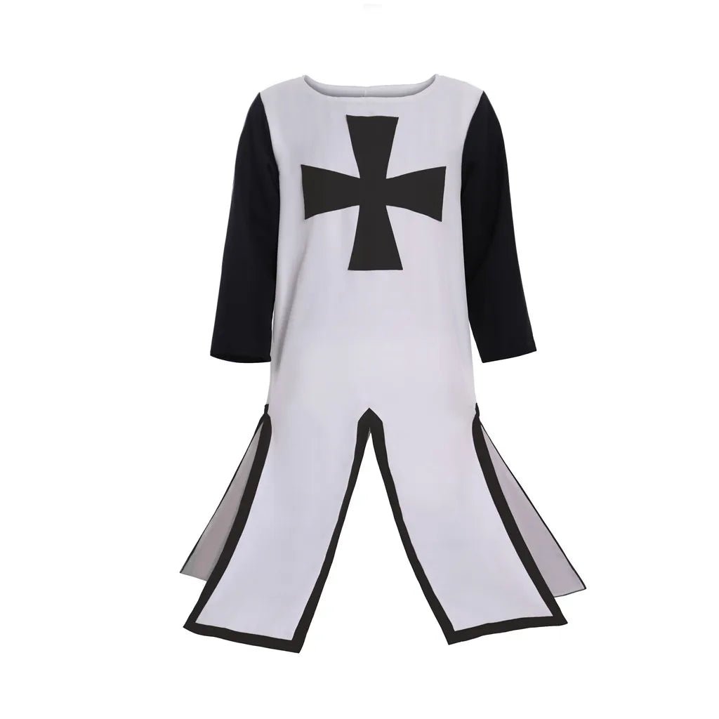 Medieval Knight Renaissance Warrior Cosplay Costume - Hospitaller Tabard & Civil War Robe | Astricos-Astricos