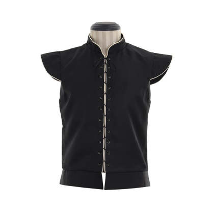 Medieval Men's Gothic Doublet Vest – Renaissance Cosplay Costume | Astricos-Astricos