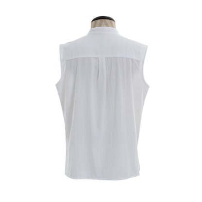 Medieval Men’s Victorian Vest Shirt - Sleeveless Pure Color Collar Straps for Summer | Astrico-Astricos