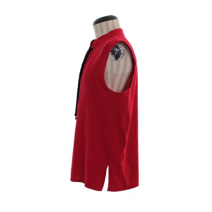 Medieval Men’s Victorian Vest Shirt - Sleeveless Pure Color Collar Straps for Summer | Astrico-Astricos