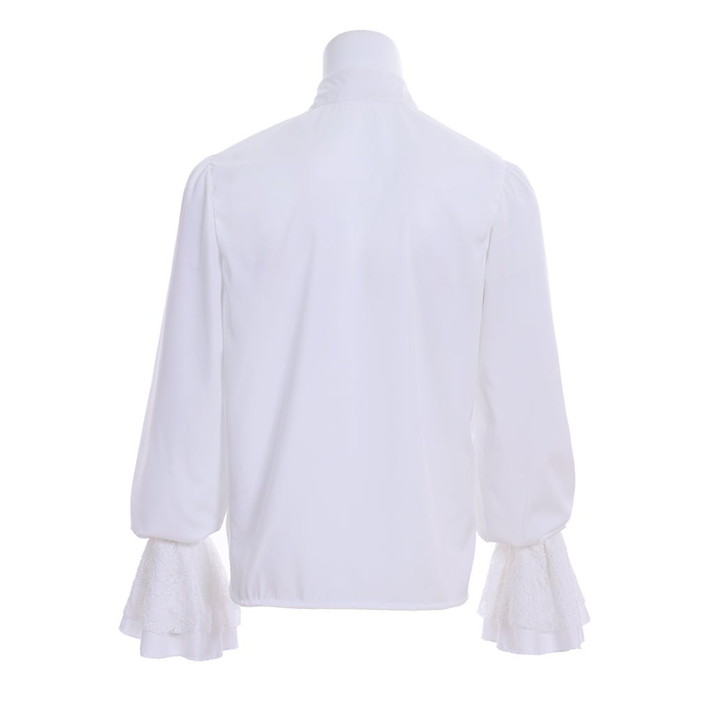 Medieval Pirate Ruffle Shirt for Men - Victorian Tudor Rococo Prince Blouse | Astricos Cosplay-Astricos