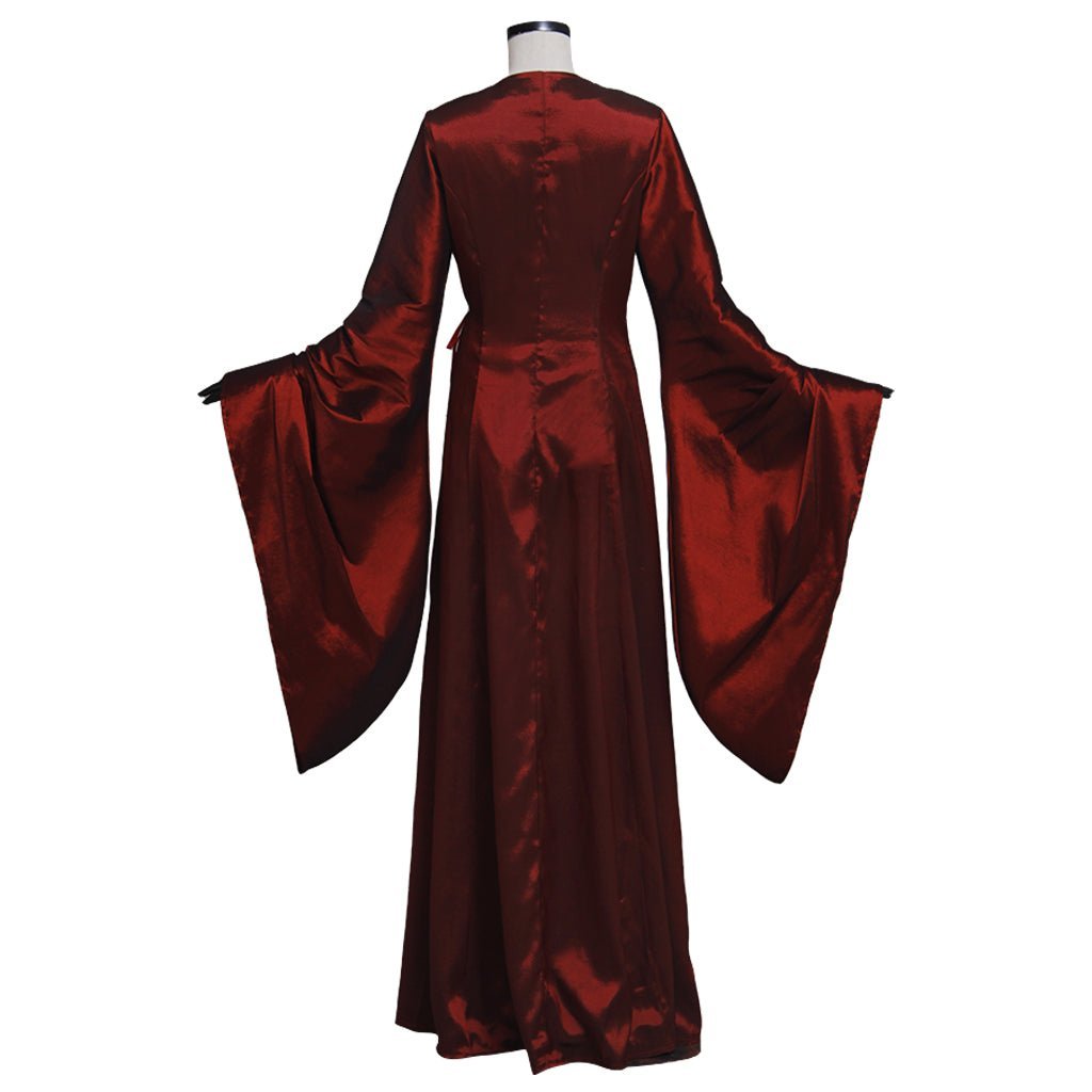 Medieval Power Queen Dress - Red Noble Ball Gown for Cosplay & Events-Astricos