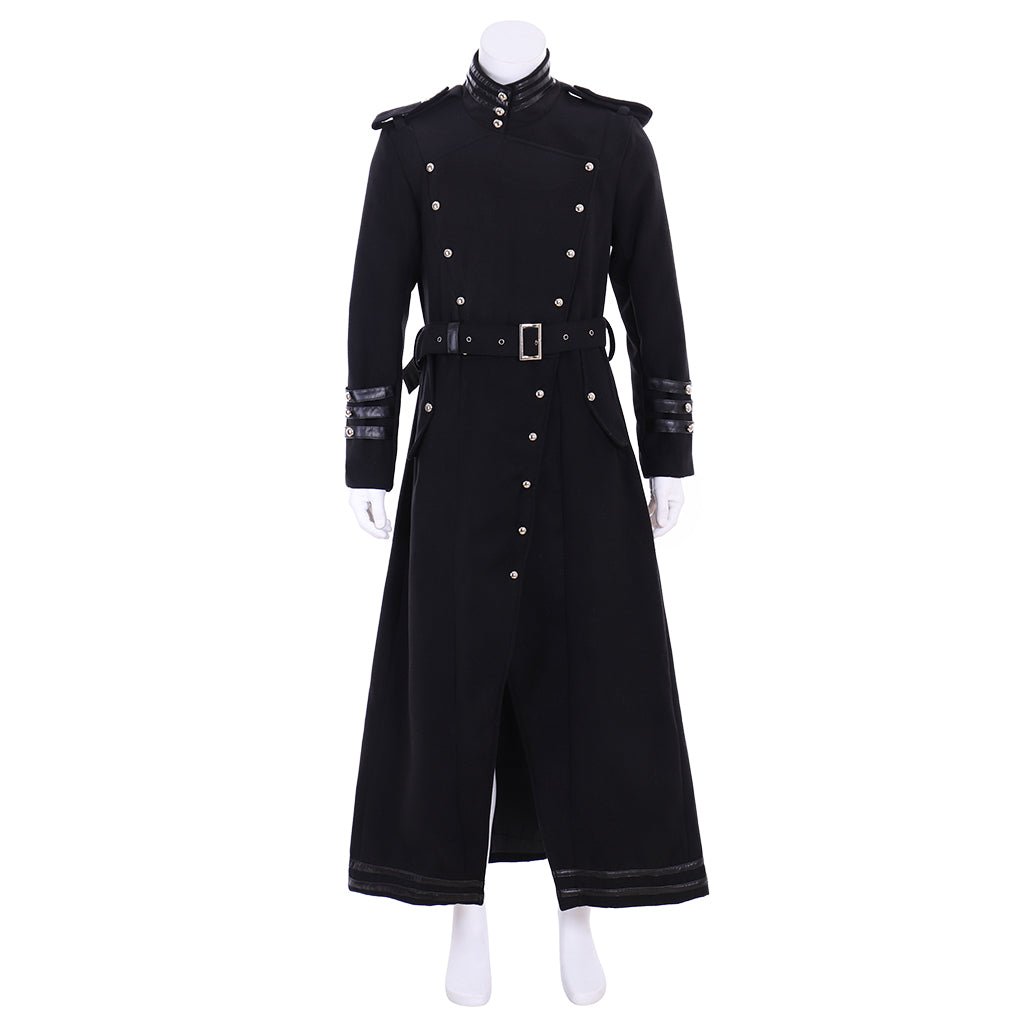 Authentic Medieval Priest Robe for Men - Clergy Cassock Trench Jacket | Astricos-Astricos