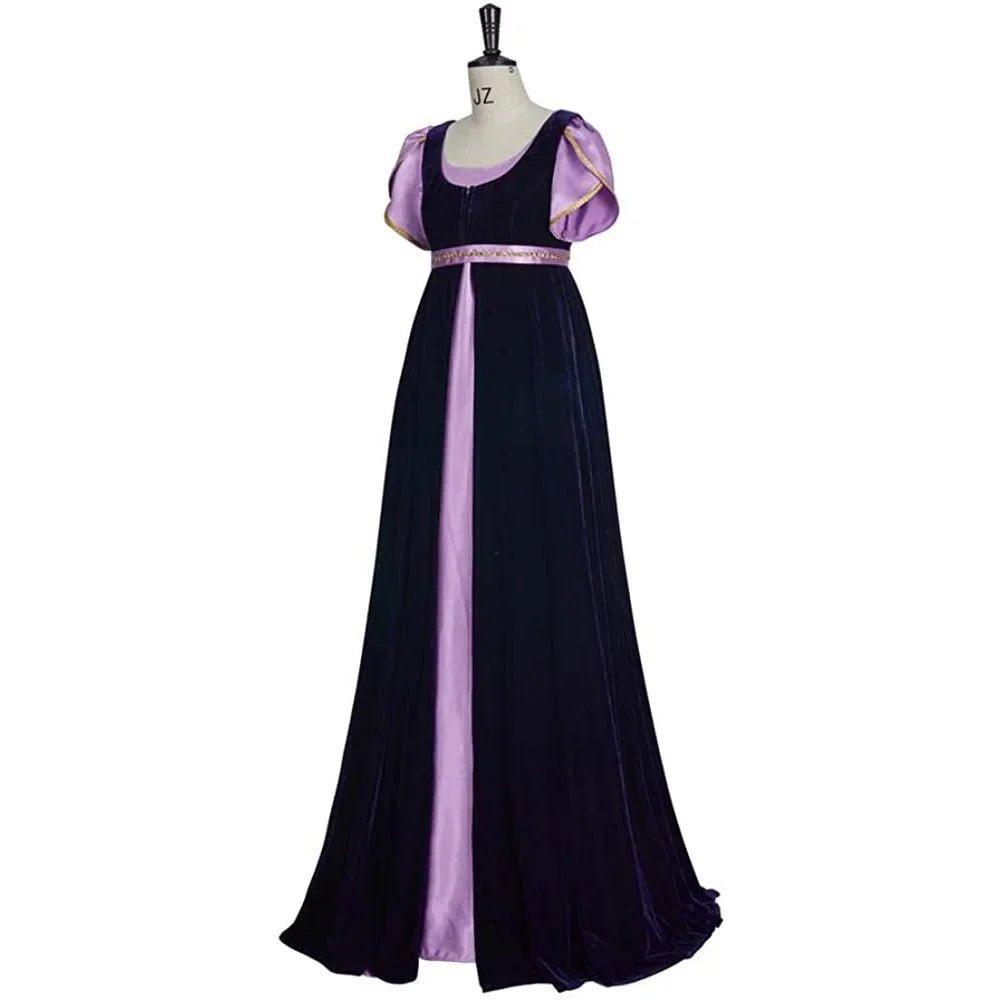 Medieval Regent Tea Party Dress - Elegant Two-Piece Costume for Royal Events-Astricos