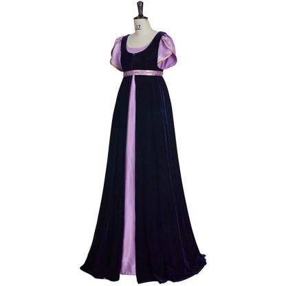 Medieval Regent Tea Party Dress - Elegant Two-Piece Costume for Royal Events-Astricos