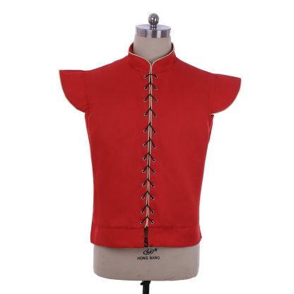 Medieval Renaissance Gothic Doublet Vest for Men - Red Retro Cosplay Costume | Astricos-Astricos