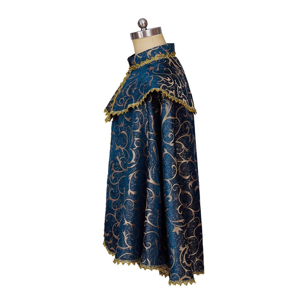 Medieval Renaissance Noble Cloak for Prince & Nobles - Unisex Luxurious Vintage Cape | Astricos-Astricos