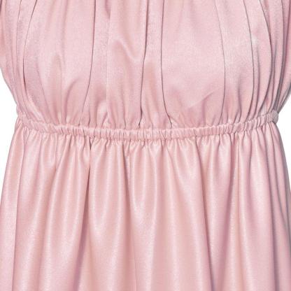 Pink Silky Medieval Empire Gown - Bridgerton Inspired Cosplay Costume-Astricos