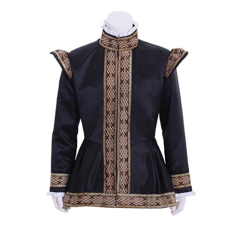 Medieval Tudor Victorian Royal Military Jacket - Authentic Cosplay Costume-Astricos