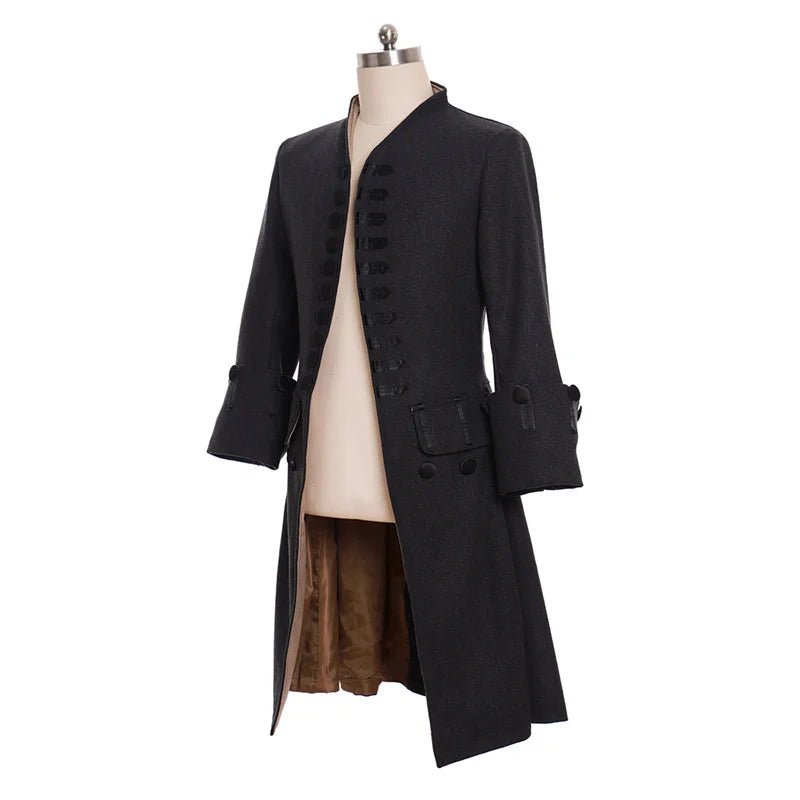 Medieval Victoria Edwardian Steampunk Trench Coat - Vintage Prince Overcoat for Cosplay-Astricos