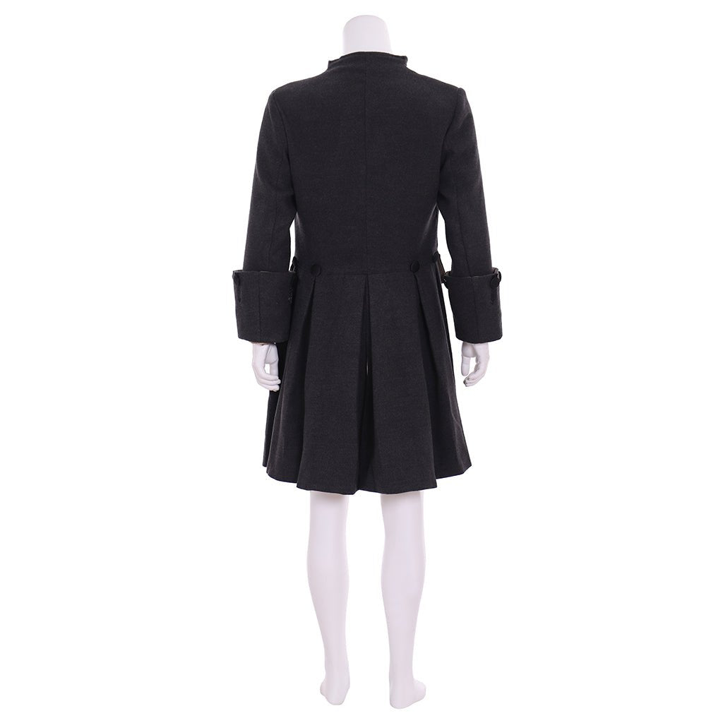18th Century Black Rococo Colonial Uniform Cosplay for Men | Astricos-Astricos