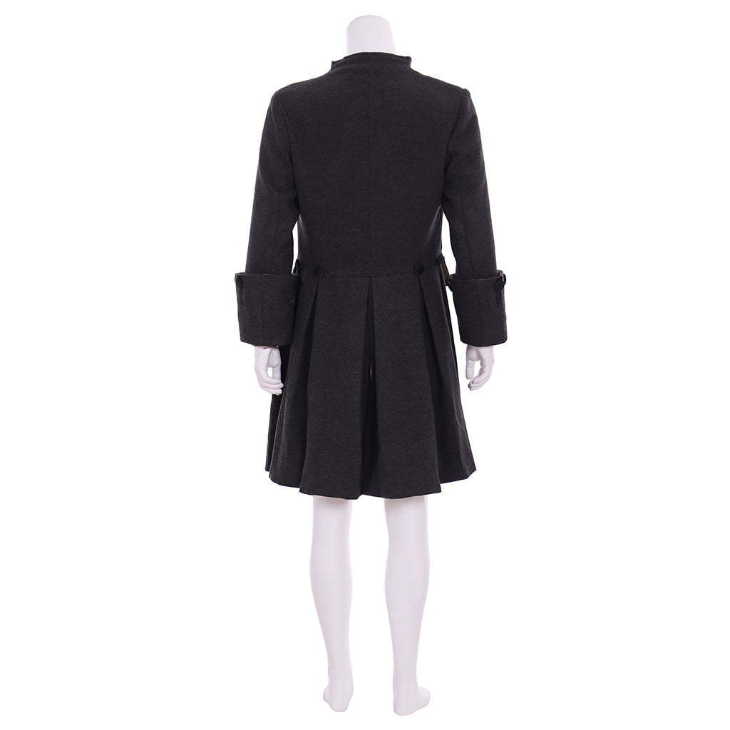 18th Century Black Rococo Colonial Uniform Cosplay for Men | Astricos-Astricos