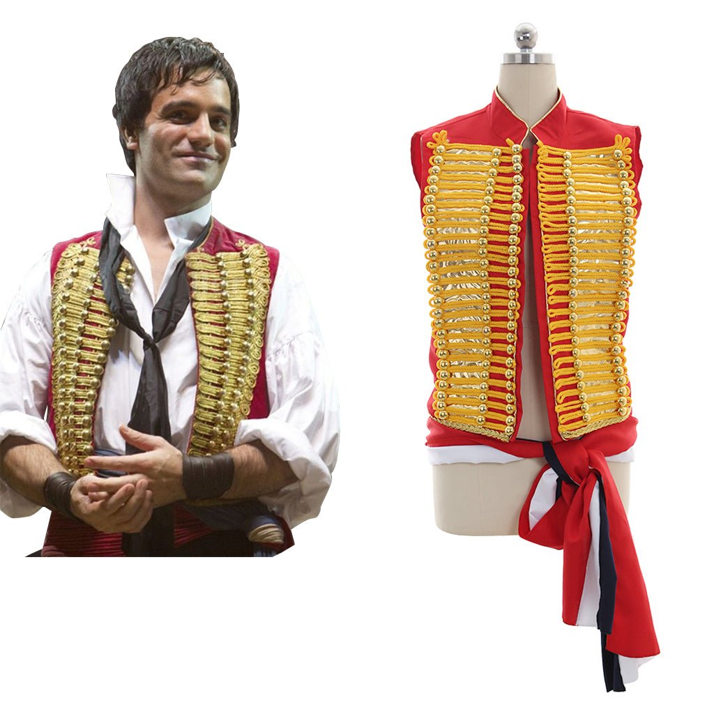 Authentic Enjolras Cosplay Jacket for Men - Les Misérables Inspired Vest-Astricos