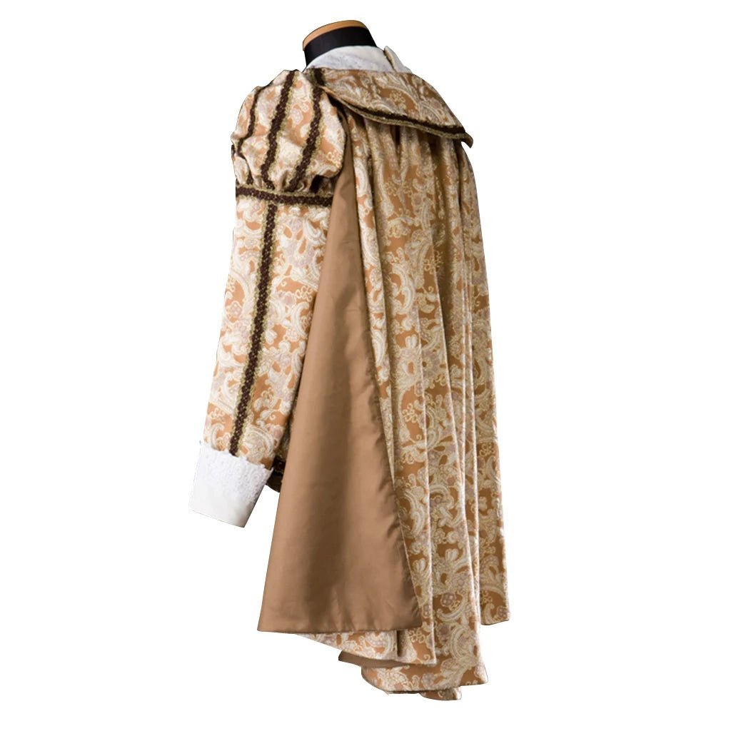 Men’s Medieval Knight Costume - Tudor Elizabethan Court Warrior Uniform with Cloak | Astricos-Astricos