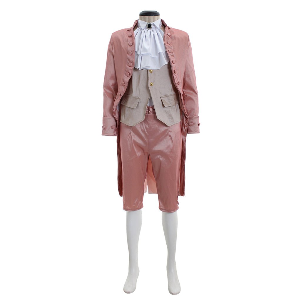 Men's Pink Vintage Court Suit - British European Prince Cosplay Costume | Astricos-Astricos