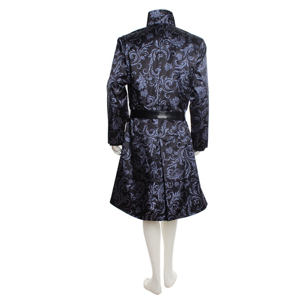 Men’s Steampunk Gothic Victorian Tailcoat Costume - Vintage Blue Frock Coat for Halloween & Cosplay-Astricos