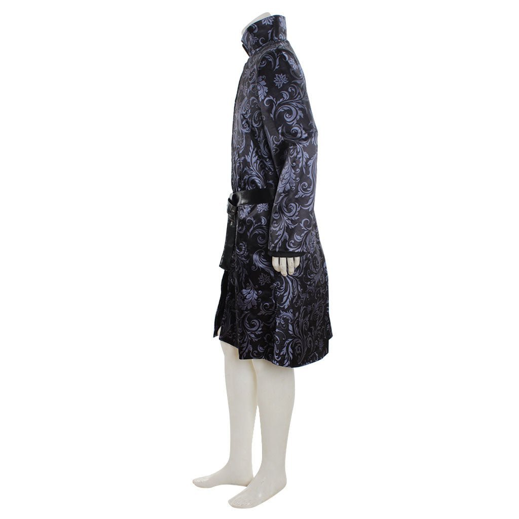 Men’s Steampunk Gothic Victorian Tailcoat Costume - Vintage Blue Frock Coat for Halloween & Cosplay-Astricos