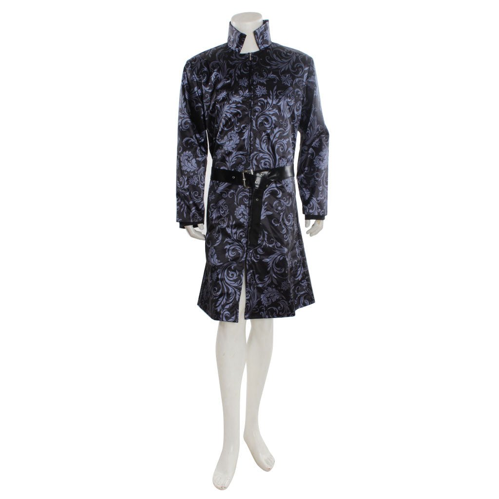 Men’s Steampunk Gothic Victorian Tailcoat Costume - Vintage Blue Frock Coat for Halloween & Cosplay-Astricos