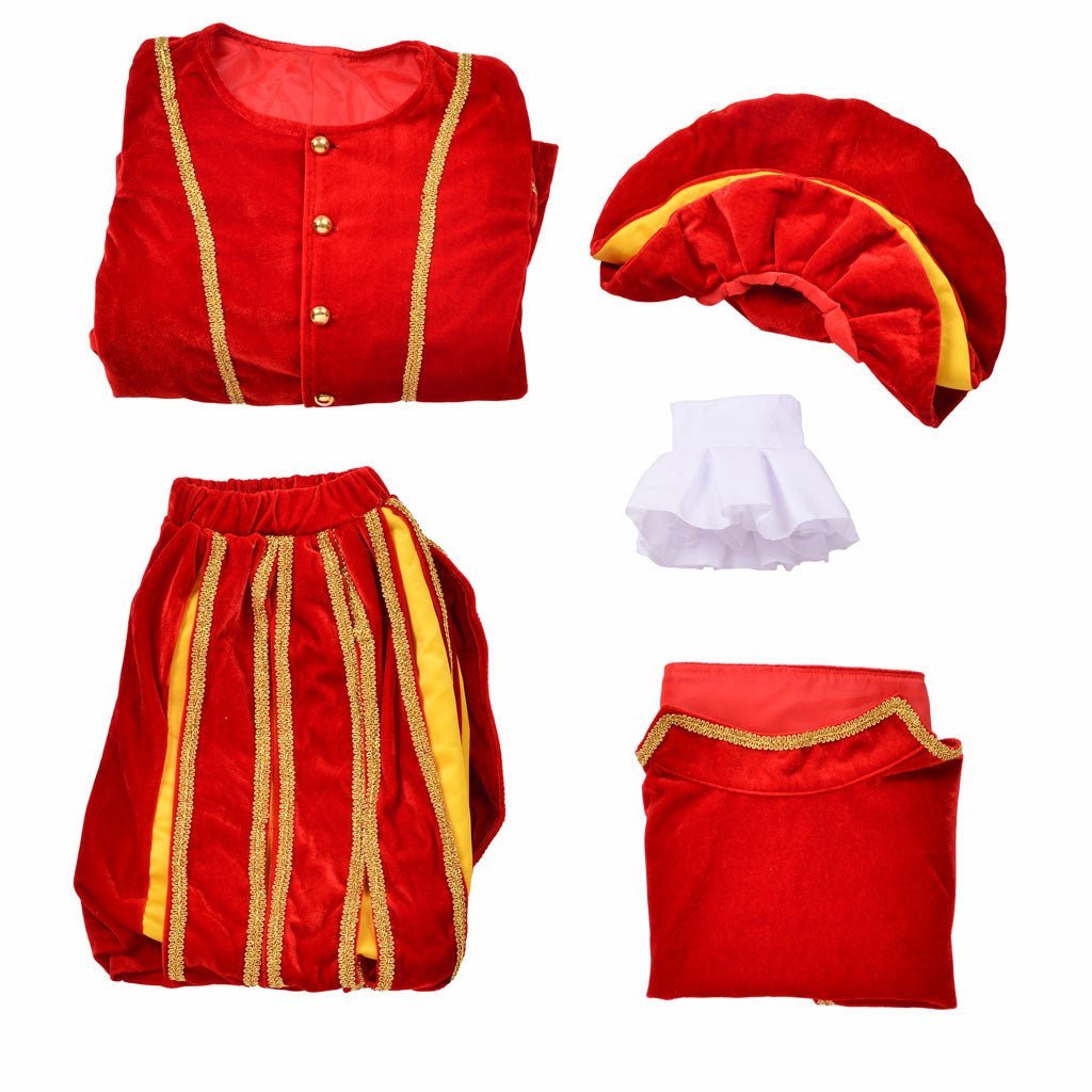 Men’s Tudor Renaissance Cosplay Costume - Elizabethan Era King’s Suit with Hat | Astricos-Astricos