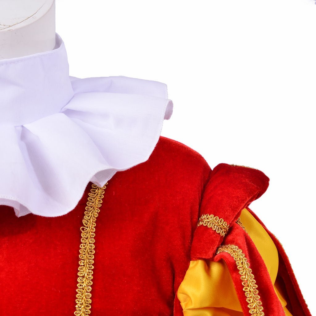 Men’s Tudor Renaissance Cosplay Costume - Elizabethan Era King’s Suit with Hat | Astricos-Astricos