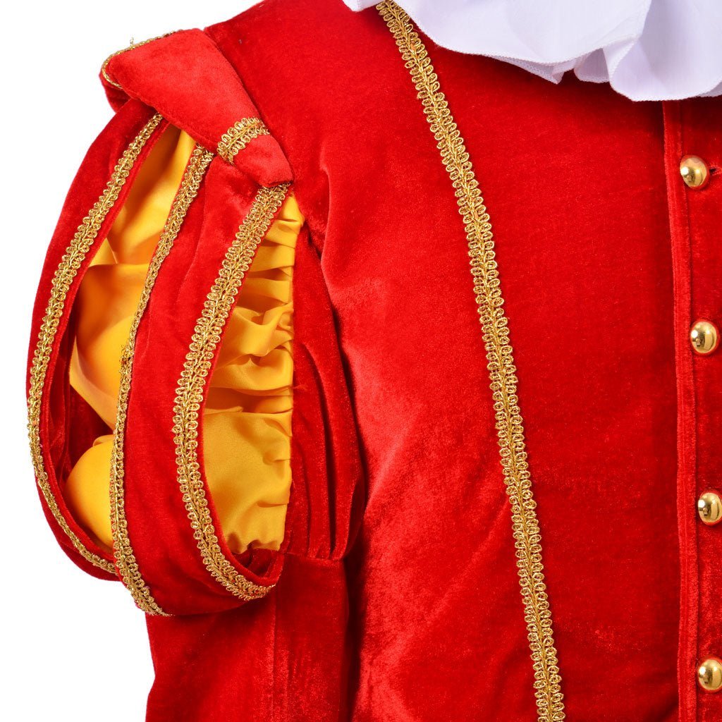 Men’s Tudor Renaissance Cosplay Costume - Elizabethan Era King’s Suit with Hat | Astricos-Astricos