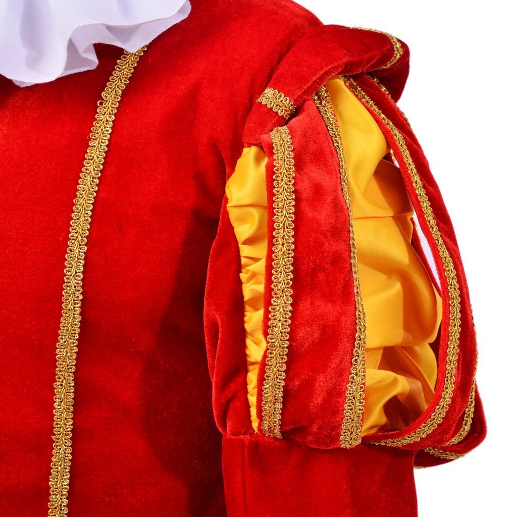 Men’s Tudor Renaissance Cosplay Costume - Elizabethan Era King’s Suit with Hat | Astricos-Astricos