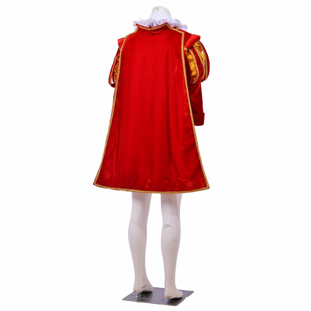 Men’s Tudor Renaissance Cosplay Costume - Elizabethan Era King’s Suit with Hat | Astricos-Astricos