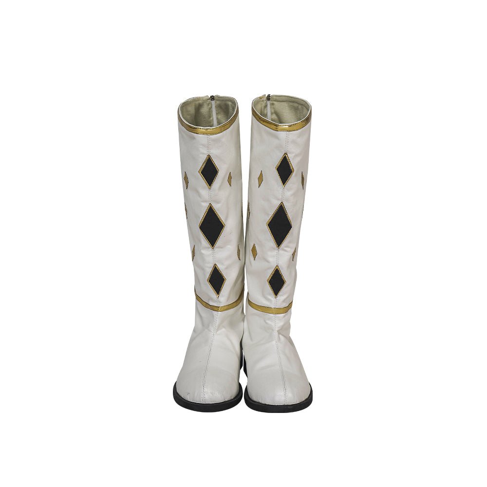 Mighty Morphin Power Rangers Tommy Oliver White Ranger Ninja Cosplay Costume - Astricos