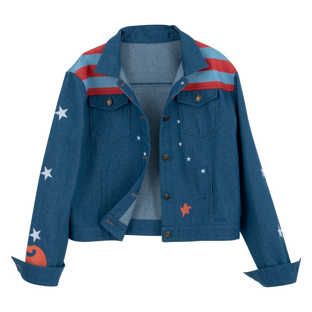 Miss America Chavez Denim Jacket – Marvel Multiverse Cosplay Costume, Halloween Outfit - Astricos