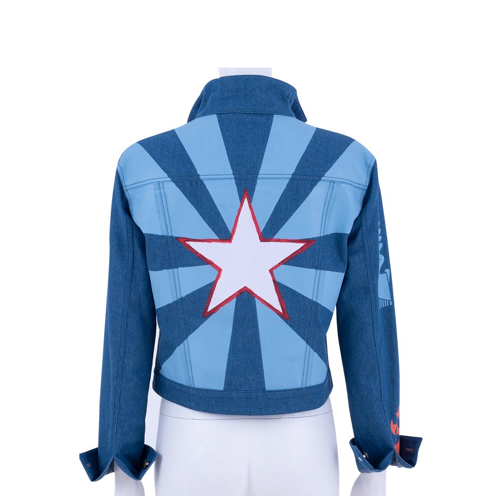 Miss America Chavez Denim Jacket – Marvel Multiverse Cosplay Costume, Halloween Outfit - Astricos