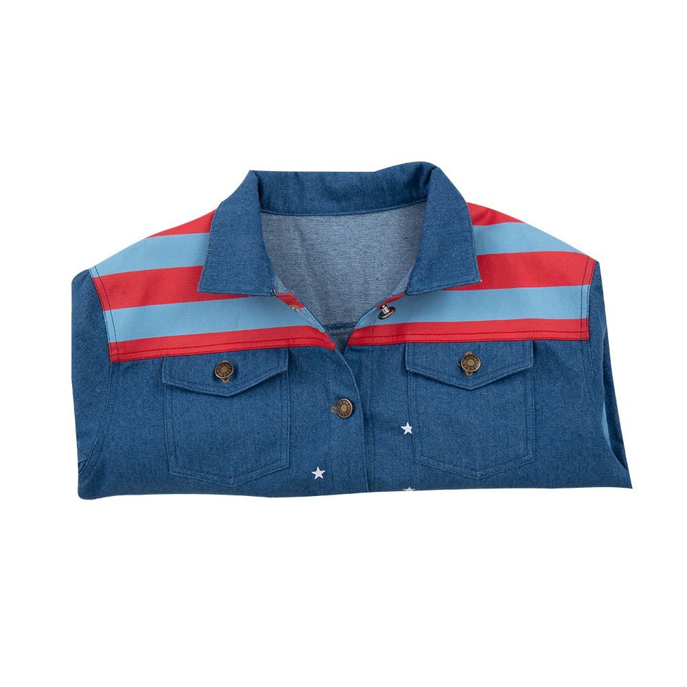 Miss America Chavez Denim Jacket – Marvel Multiverse Cosplay Costume, Halloween Outfit - Astricos
