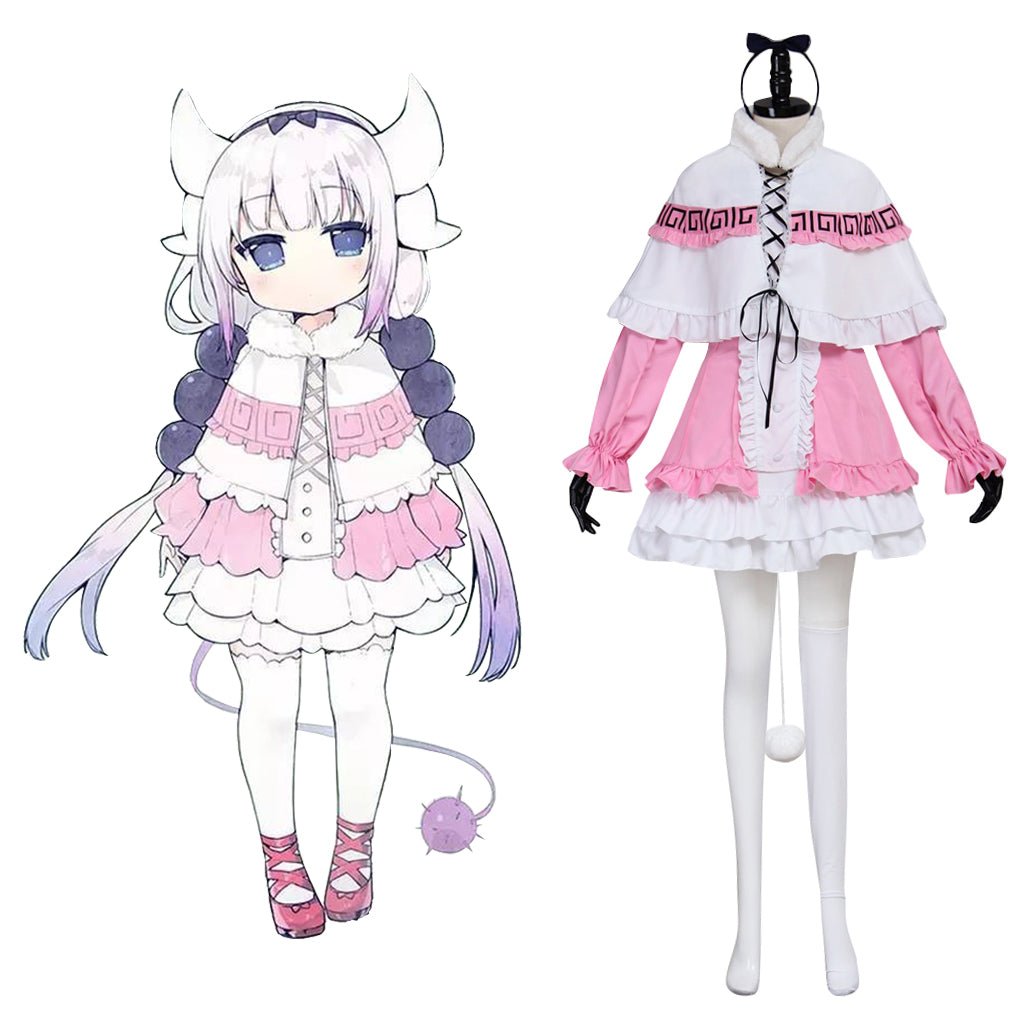 Kanna Kamui Cosplay Costume - Miss Kobayashi's Dragon Maid Outfit-Astricos