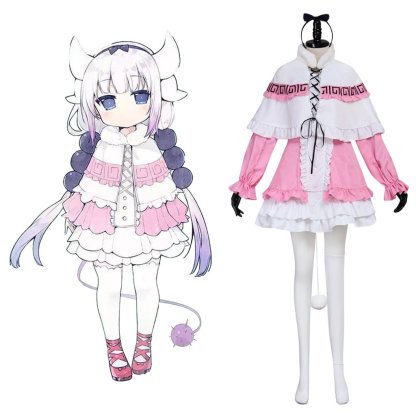 Kanna Kamui Cosplay Costume - Miss Kobayashi's Dragon Maid Outfit-Astricos